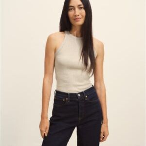 Buck Mason SURPLUS RIB TANK in Marled Flint